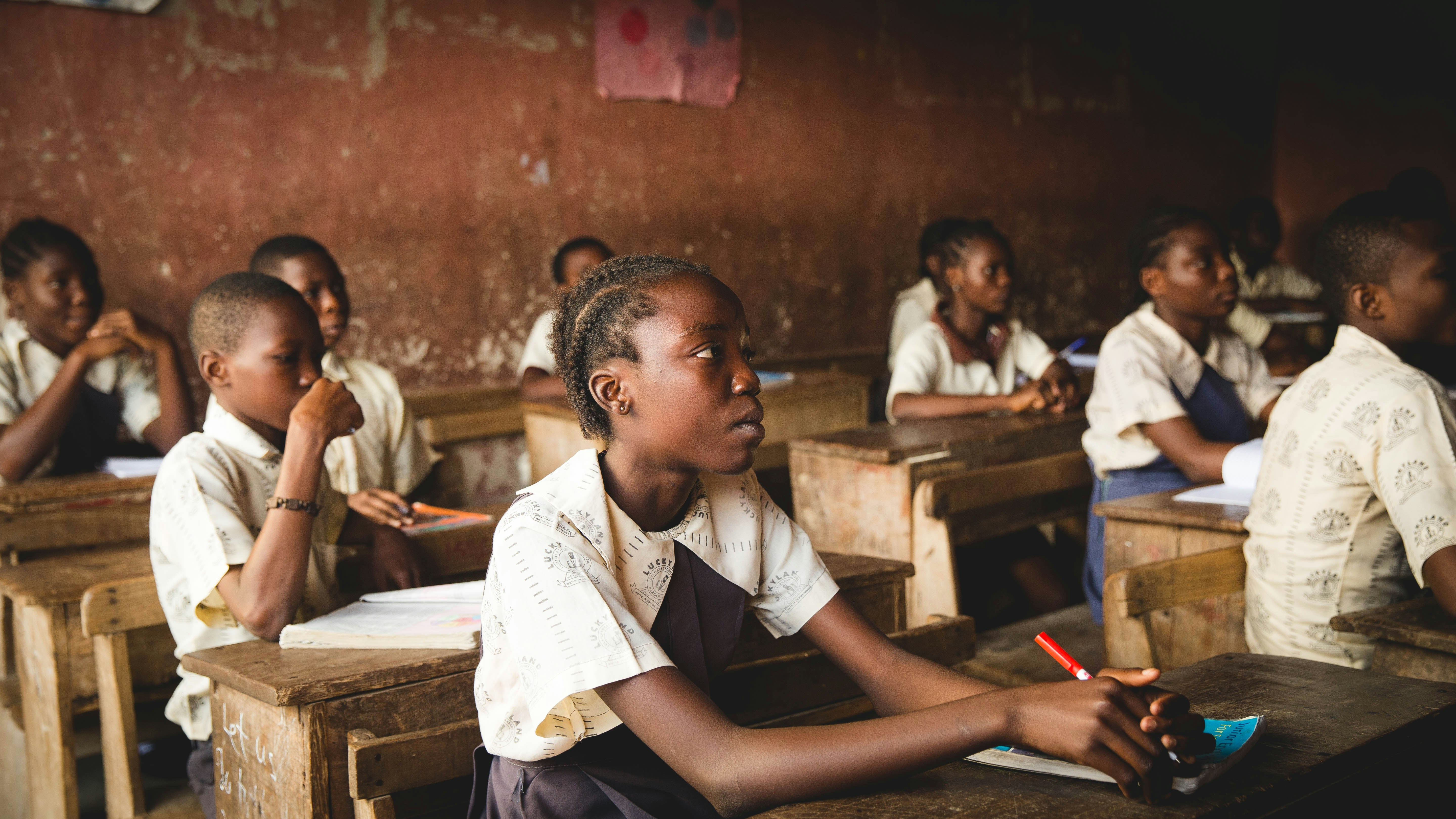 Students in a classroom setting